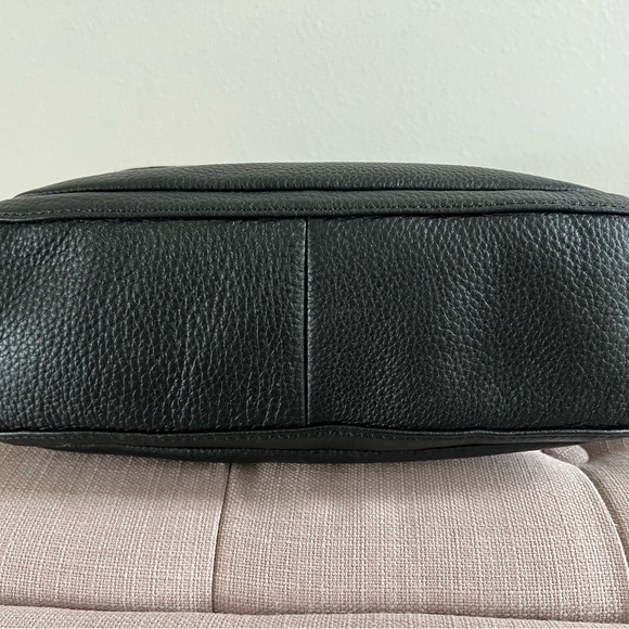 Authentic Michael Kors Crossbody Shoulder Leather Bag Black - Picture 6 of 13